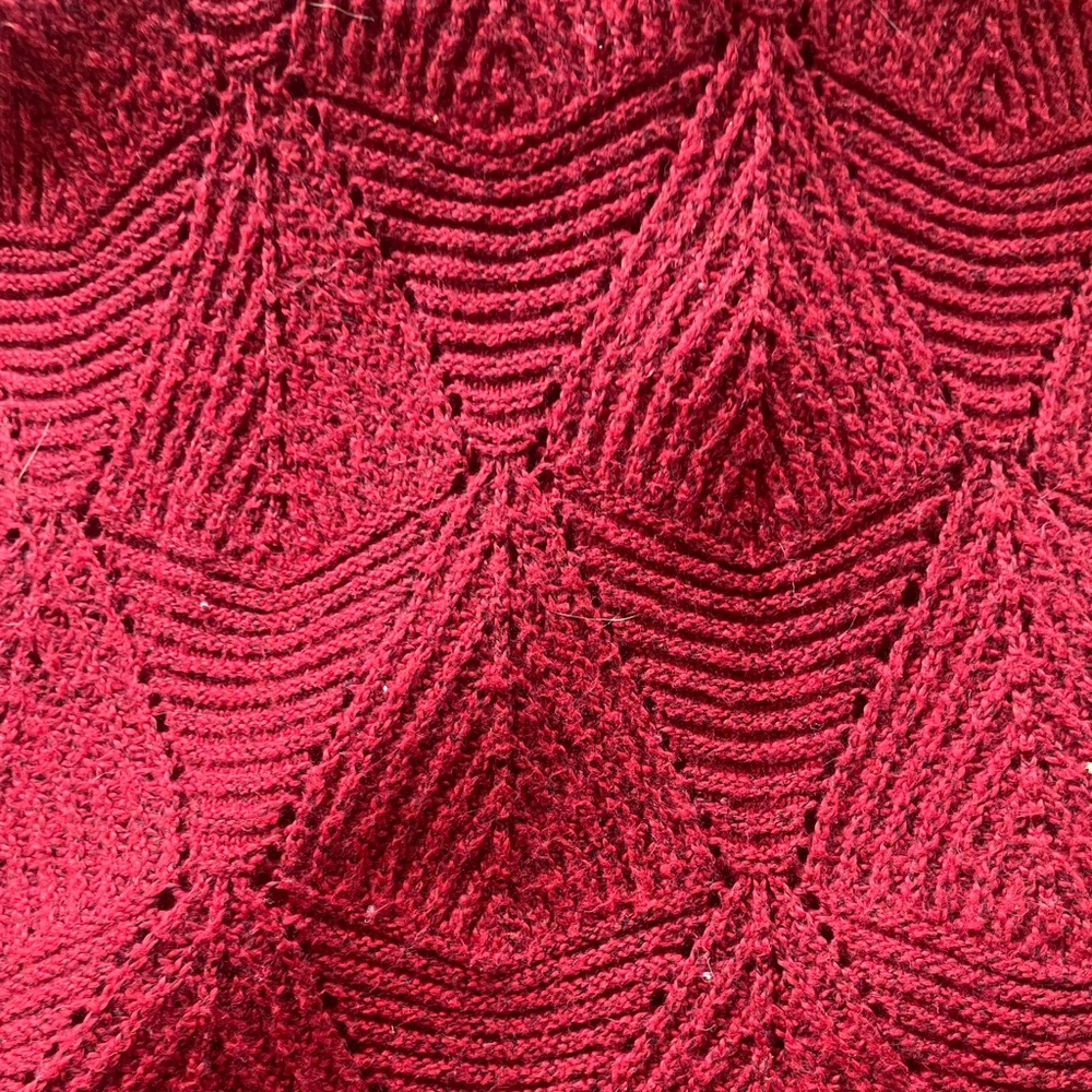 Red Knit Sweater - Picture 2 of 3